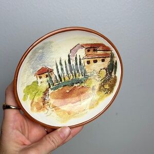Williams Sonoma Tuscan Landscape Dip Bowl